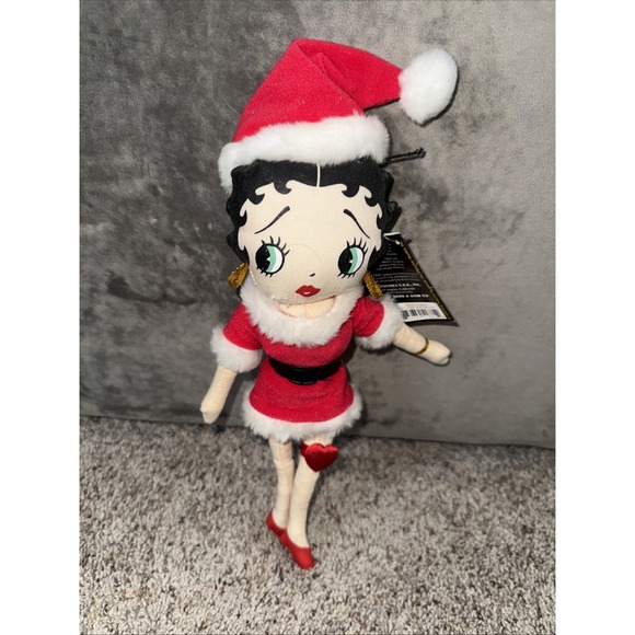 Kellytoy Other - Santa‎ Betty Betty Boop Stuffed Doll KellyToy 12"w/Tags 1999